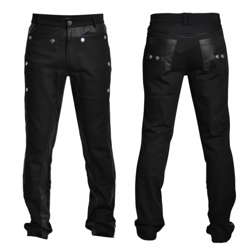 Men Gothic Pant Steampunk Gothic Uniform Pant